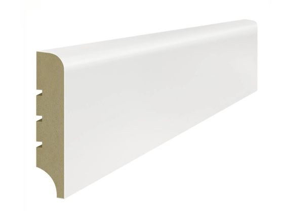 Listwa Przypodłogowa Classic R10 Plus Biały 244x8 Lagrus