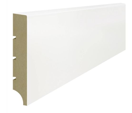 Listwa Przypodłogowa Standard 100 Plus Biały 244x10 cm Lagrus