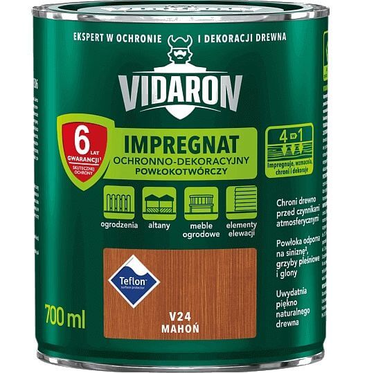 Impregnat Powłokotwórczy Vidaron 0.7L Mahoń V24 Vidaron