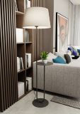 mini: Lampa podłogowa HOTEL nowoczesna czarna E27 15W LED (6)
