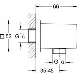 Euphoria Cube Kolanko Przyłączeniowe 26370000 5,2x5,2 Grohe