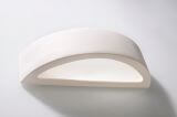Kinkiet Ceramiczny Atena Biały SL.0001 Sollux