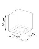 Kinkiet Ceramiczny Leo SL.0005 Sollux