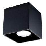 Plafon QUAD 1 Czarny SL.0022 Sollux