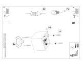 Plafon QUAD 1 Czarny SL.0022 Sollux