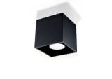Plafon QUAD 1 Czarny SL.0022 Sollux