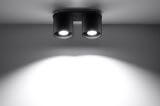 Plafon Orbis 2 Czarny SL.0054 Sollux