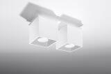 Plafon Quad 2 Biały SL.0065 Sollux