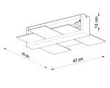 Plafon Feniks 2 Wenge SL.0074 Sollux