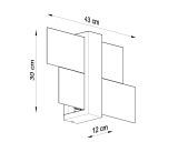 Kinkiet Feniks 1 Naturalne Drewno SL.0077 Sollux