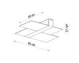 Plafon Massimo Chrom SL.0188 Sollux
