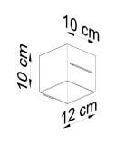 Kinkiet Lobo Szary SL.0205 Sollux