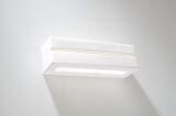 Kinkiet Ceramiczny Vega Line Biały SL.0231 Sollux