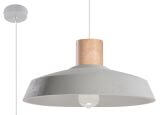 Lampa Wisząca Afra Szary SL.0282 Sollux