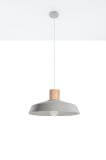 Lampa Wisząca Afra Szary SL.0282 Sollux