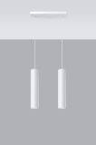 Lampa Wisząca Lagos 2 Biały SL.0324 Sollux