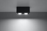 Plafon Quad Maxi Czarny SL.0381 Sollux