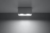 Plafon Quad Maxi Antracyt Ral 7016 SL.0382 Sollux