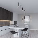 Plafon Lagos 30 Czarny SL.0436 Sollux