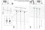 Lampa Wisząca Pastelo 3 Biały SL.0466 Sollux
