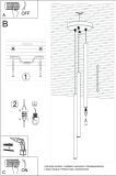 Lampa Wisząca Pastelo 3P Biały SL.0467 Sollux