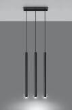 Lampa Wisząca Pastelo 3 Czarny SL.0470 Sollux