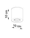 Plafon Orbis Beton SL.0488 Sollux