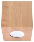 Plafon Quad Naturalne Drewno SL.0493 Sollux