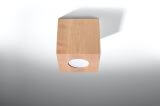 Plafon Quad Naturalne Drewno SL.0493 Sollux