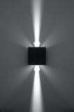 Kinkiet LUCA Czarny LED IP54 SL.0545 Sollux