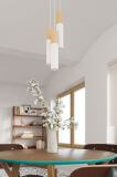 Lampa Wisząca Pablo 3 Biała SL.0630 Sollux