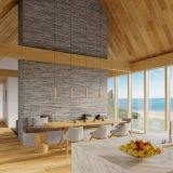 Lampa Wisząca Lino 1 Naturalne Drewno SL.0636 Sollux