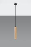 Lampa Wisząca Lino 1 Naturalne Drewno SL.0636 Sollux