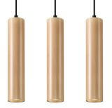 Lampa Wisząca Lino Naturalne Drewno 3 SL.0638 Sollux