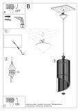 Lampa Wisząca Alexia Naturalne Drewno SL.0640 Sollux