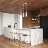 Lampa Wisząca Borgio 1 Biały  SL.0647 Sollux