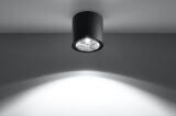 Plafon Tiube Czarny SL.0697 Sollux