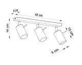 Plafon RING 3 Chrom SL.0729 Sollux