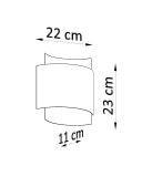 Kinkiet Impact Biały SL.0857 Sollux