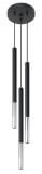 Lampa Wisząca Mozaica 3P Czarny/Chrom SL.0887 Sollux