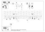 Plafon Eyetech 6 Czarny SL.0901 Sollux