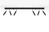 Plafon Eyetech 6 Czarny SL.0901 Sollux