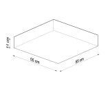 Plafon Horus 55 Czarny SL.0920 Sollux