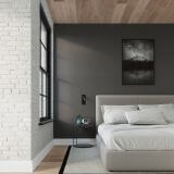 Kinkiet Enif Czarny SL.0956 Sollux