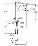 Bateria Umywalkowa Grohe Plus DN 15 Rozmiar XL Chrom 32618003 Grohe