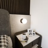 mini: Kinkiet BIOR nowoczesny czarny E14 10W LED (2)