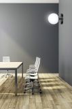 mini: Kinkiet HALLDOR nowoczesny czarny E14 10W LED (4)