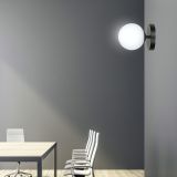 mini: Kinkiet HALLDOR nowoczesny czarny E14 10W LED (5)