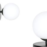 mini: Kinkiet HALLDOR nowoczesny czarny E14 10W LED (6)