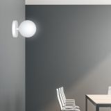 mini: Kinkiet HALLDOR nowoczesny biały E14 10W LED (5)